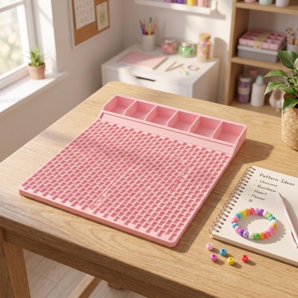Large Capacity Pony Beads Fast Stringing Tray DIY Pony Bead Planning Tray Girls Women