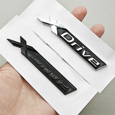 3D ABS Логотип XDrive Эмблема X Drive Значок на задний багажник автомобиля Наклейка на крыло для Xdrive 3 Серии 5 Серии X1 X3 X5 Аксессуары