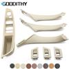 LHD Black Armrest Window Lifter Switch Panel Inner Door Pull Handle Cover Set for BMW 5 Series F10 F11 F18 520 523 525 528