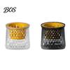 Self Watering Planter for Indoor Plants, Transparent Hydroponic Planter, Decorative Clear Glass Planting Basket Flowerpot with Wick Rope Home