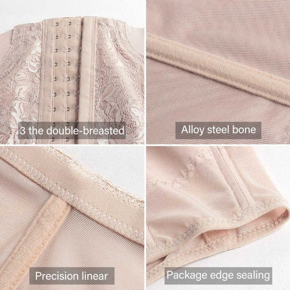 Дышащий сетчатый корсет для талии Стальные косточки Тренажер для талии Утягивающий пояс Пояс для похудения живота Повседневная носка