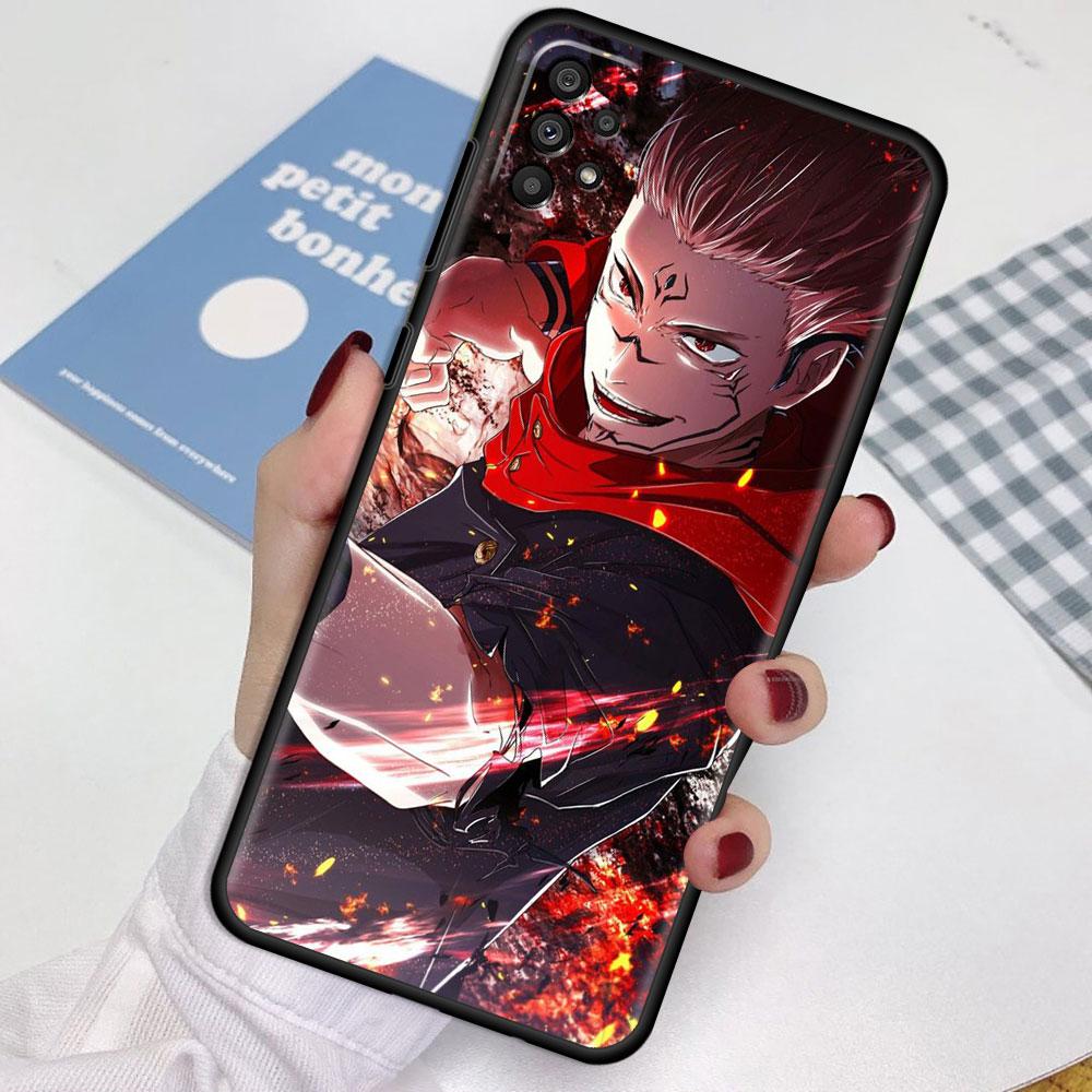 Чехол для Samsung Galaxy A52 A12 A32 A51 A21s A71 A13 A53 A22 A31 A72 A03 A02s A41 черный чехол для телефона милый джиу-джитсу кайсен крутой