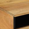 Coffee Table Brown 80x54x40 cm Solid Mango Wood