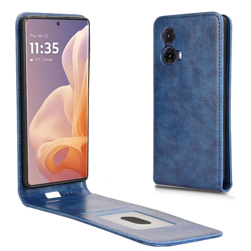 Чехол для Motorola Moto G85 5G/S50 Neo 5G с отделением для карт, магнитный вертикальный откидной кожаный чехол для телефона