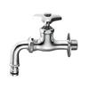 SANEI Y126K-13 Home Water Faucet for Sprinklers, 13mm Diameter, Cold Climate Model, Jointer Connection, Rotating Outlet Pipe