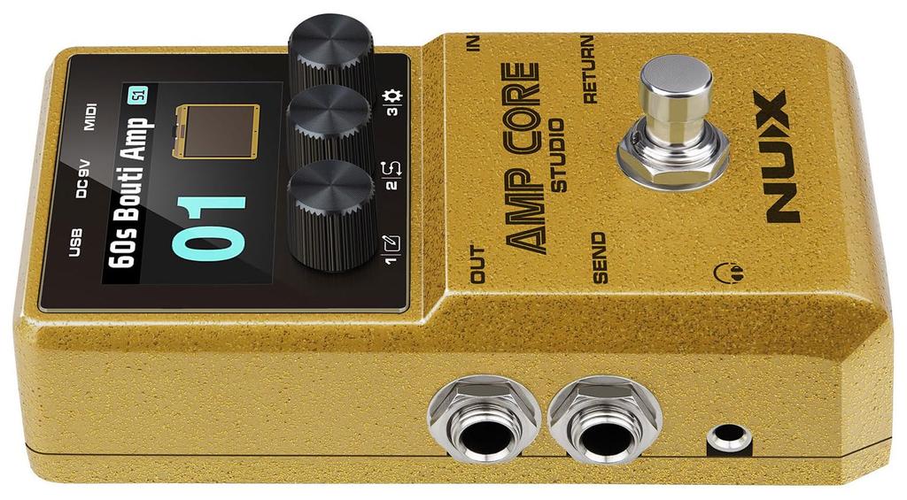 NUX Amp Core Studio Моделировщик усилителей Педаль IR Гитарные эффекты &