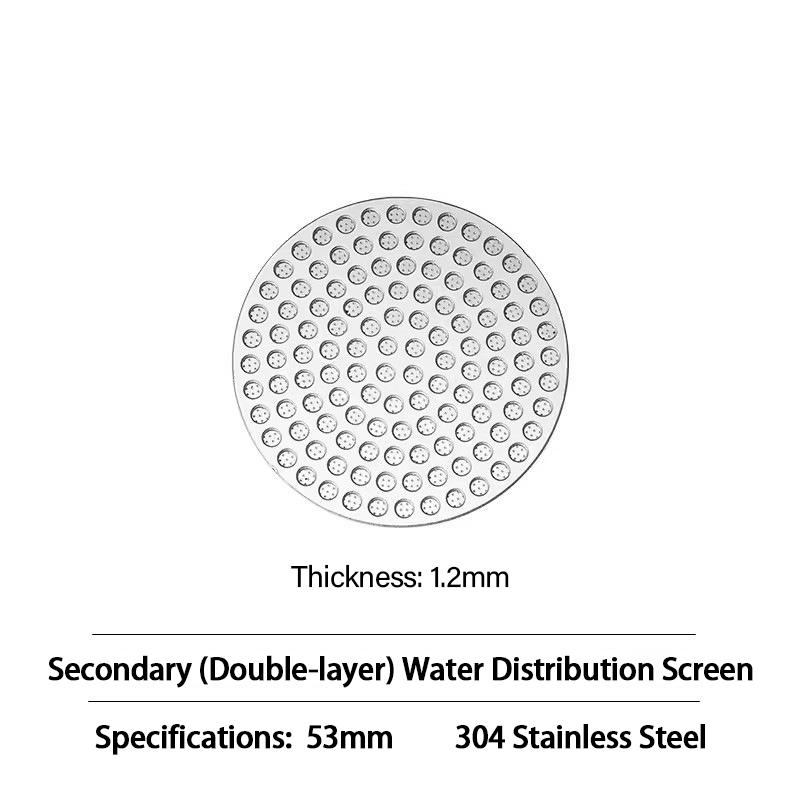 51/53/58mm Reusable Coffee Puck Screen Stainless Steel Double Layer Fine Filter Screen Espresso Accessories KFGL02