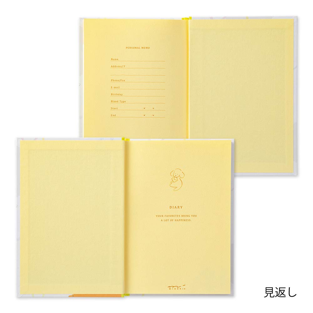 DESIGNPHIL MIDORI Diary Dog Pattern 12885006