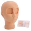 Манекен-голова для наращивания ресниц, мягкая на ощупь, манекен-голова для практики наращивания ресниц со сменными веками