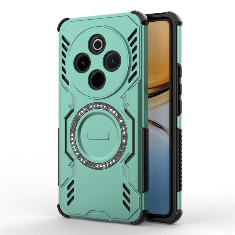 Чехол для Vivo iQOO Z10 Для Vivo iQOO Z10 Funda Противоударный Магнитная адсорбция Беспроводная зарядка Задняя крышка Для чехла Vivo iQOO Z10