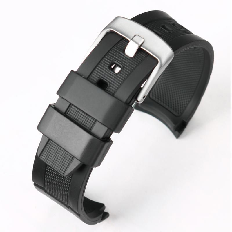 Силиконовый ремешок для часов EFR-303 22 мм Для Casio 5468 EDIFICE EFR-304 EFR-516PB EFR-516 Водонепроницаемый спортивный ремешок