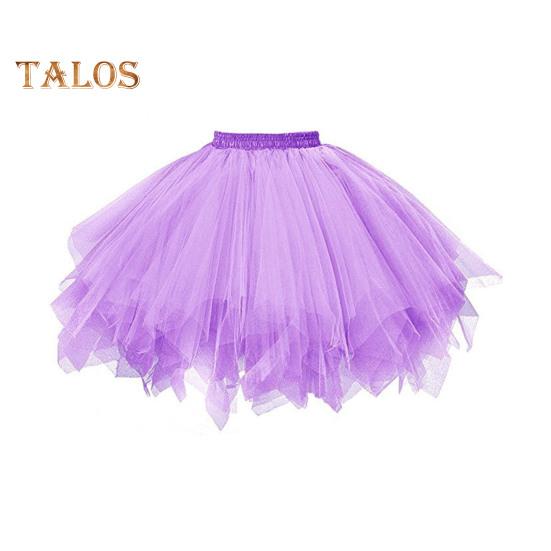 Женская юбка из тюля 50-х годов, юбка-пачка с эластичной талией, короткая балетная юбка-кринолин, карнавальный костюм, нижняя юбка