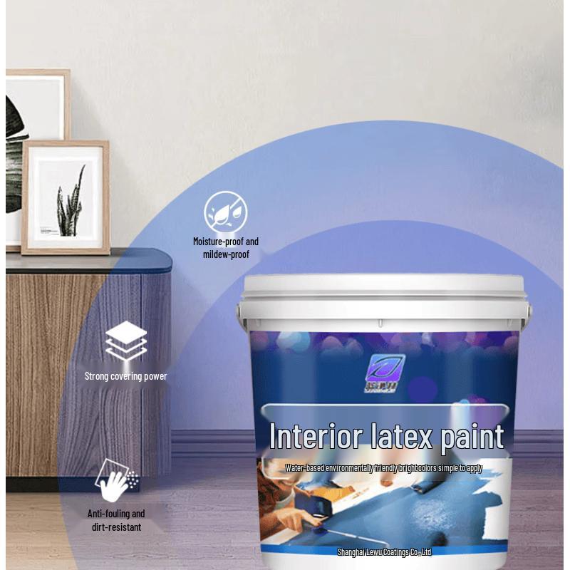 LanJingLin White Interior Wall Renovation Emulsion Paint