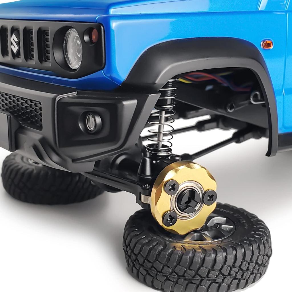 TRZX 2 шт. 1/18 RC Латунный передний поворотный кулак RC Противовес для Kyosho Jimny