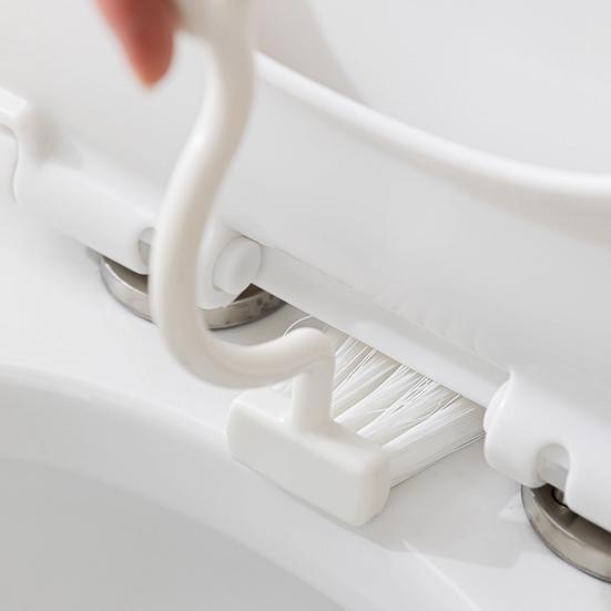 Туалетная щетка с удлиненной щетиной, S-образной головкой, без мертвых углов, настенная, с длинной ручкой, для удаления пятен, скребок для унитаза