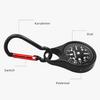Pocket Compass Keychain Zinc Alloy Camping Hiking Mountaineering Orienteering Compass Waterproof Mini