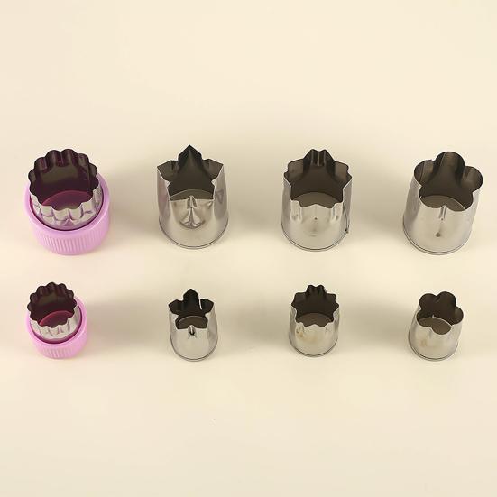 8 шт./набор формочек для печенья, термостойкие, антипригарные, не деформирующиеся, быстросъемные, сделай сам, резак для печенья в виде цветов и животных, кухонный инструмент