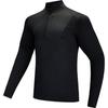 Comfortable Casual Versatile Long Sleeve T-Shirt Men Tops Basic-Black 952446401-4
