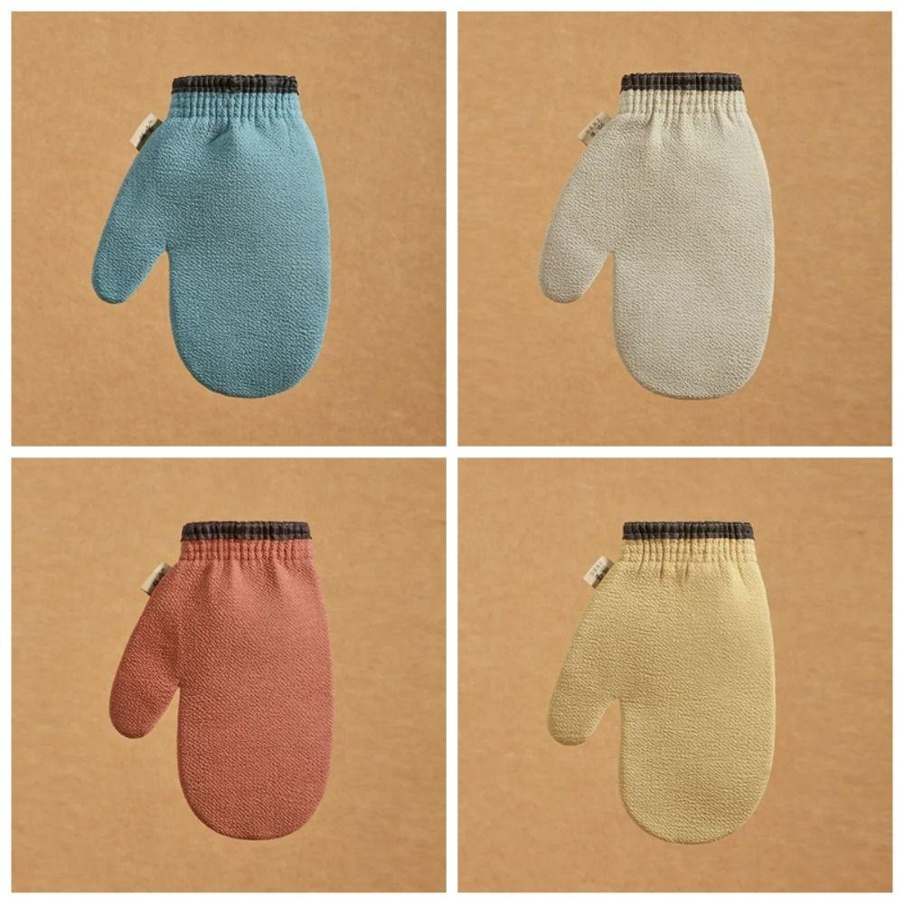 Exfoliating Rubbing Gloves Plant Fiber Scrub Glove Quick-dry Shower Scrubber Body Exfoliation