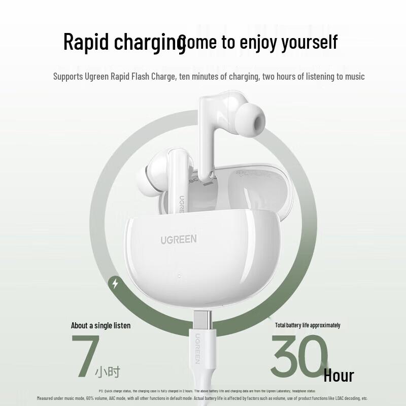 Ugreen HiTune T6 Active Noise Cancelling Wireless Earbuds