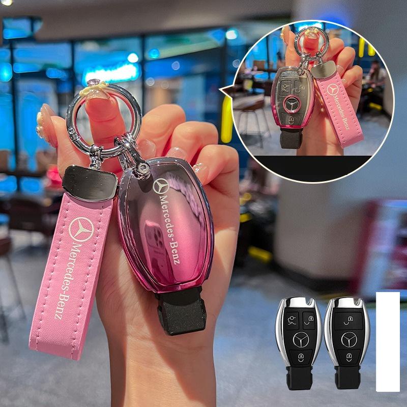 Car Remote Key Case Shell For Mercedes Benz C E S Class W223 W206 C260 S450 S500 CLA W177 C180L E260L W205 W213 W222 AMG CLA220