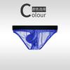 Men's Underwear Shinny Satin Upturned Narrow-sided Briefs Low-rise Sexy Tight-fitting Half-wrapped Buttocks U-jerk 3D Pouch