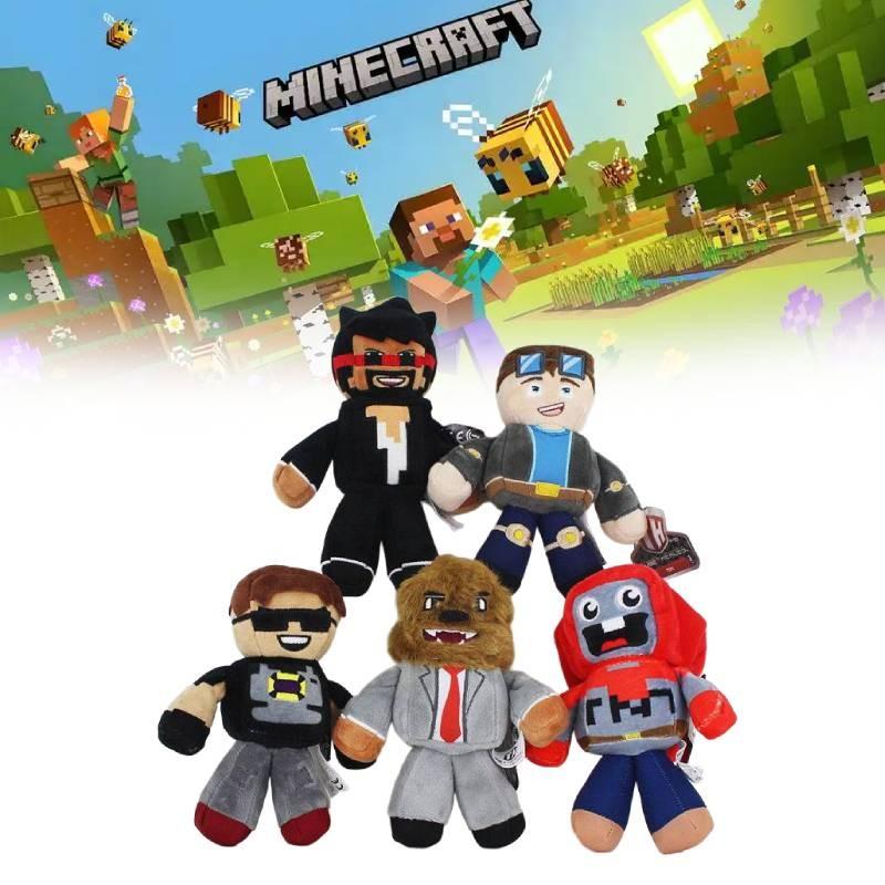 Плюшевая игрушка Minecraft Tube Heroes Мультяшная игровая кукла Для детской спальни и подарок на день рождения