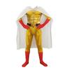 Костюмы для косплея One Punch Man для Сайтамы Аниме Косплей Бодисуит Супергерой Хэллоуин Комбинезоны Наряды с Плащом Роль