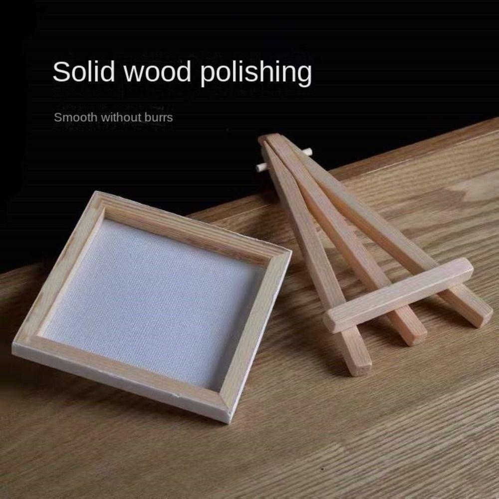 Blank Canvas with Quality Easel Acrylic Painting Canvas Art Painting Supplies Practicing Canvas