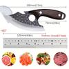 3PCS Stainless Steel Kitchen Chef Knife Hand Forged Boning Knife Cutters Pocket Knife Slicing Cooking Mini Knife Multipurpose Knife