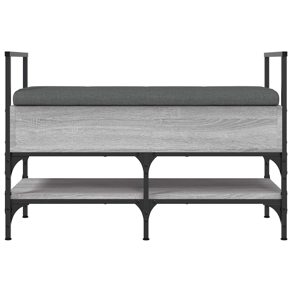 Shoe Bench Grey Sonoma 85.5 x 42 x 57.5 cm Particleboard