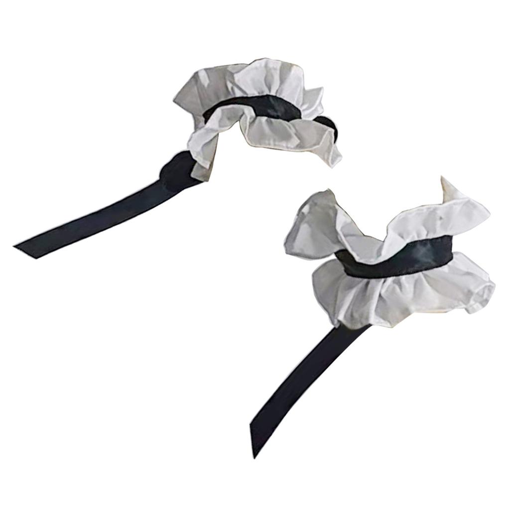 Victorian Ruffled Decorative Collar Lace Cuff Sleeves For Halloween Costume And Cosplay Event Gathering Accessories