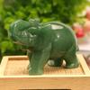 Elephant Statue Figurine Natural Crystal Amethyst Rose Quartz Jasper Animals Sto