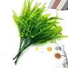 10 шт. Искусственные ветки папоротника, устойчивые к УФ-излучению, реалистичные, многоразовые, пластиковые, искусственные зеленые растения