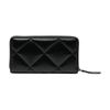 TORY BURCH Kira Classic Diamond Embossed Leather Wallet Women's Black 174547-001