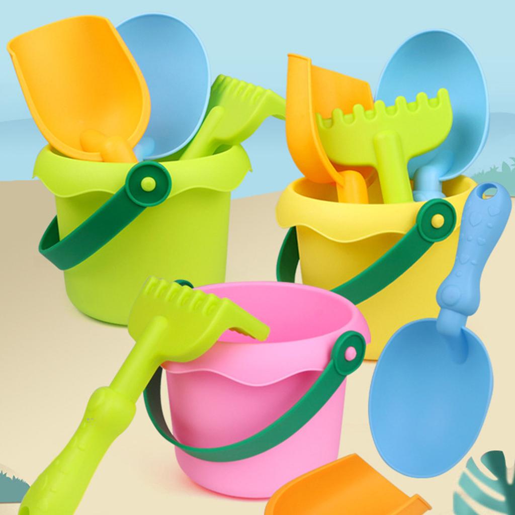 Beach Toy Summer Beach Play Set for Kids Water and Sand Toy Bucket Set for Outdoor Fun Bucket and Tool