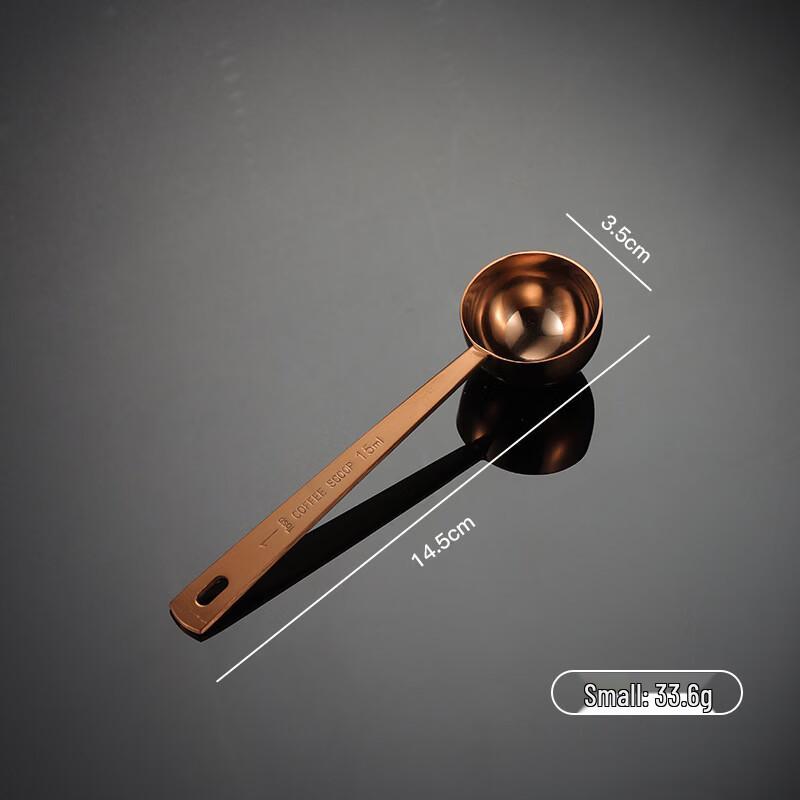 Qianxing Нержавеющая сталь 304 15 мл Розовое золото Мерная ложка (5-Pack)