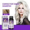 30ml Hair Shampoo Brass Away Long Lasting Wide Application Hair Color Corrector Violet Shampoo for Beauty