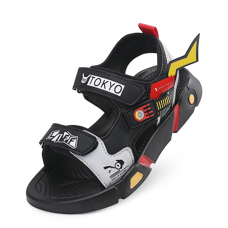 Детские сандалии мягкая подошва нескользящие и легкие 2025 новый летний сезон ученики начальной школы мальчики среднего и старшего возраста детская обувь