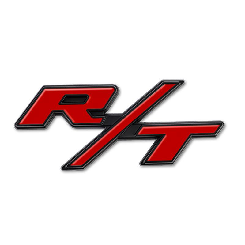 Car Stickers 3D R/T RT Letter For Dodge Renegade Caravan Chrysler Jeep Cherokee Compass Challenger Charger Ram Caliber Journey ALQ1