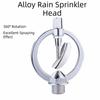 Metal Butterfly Head Zinc Zinc Alloy Rain Nozzle 360 Degree Rotation Rotating Sprinkler  Garden Lawn