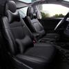 Премиальная кожаная накидка на сиденье автомобиля для Toyota RAV4 2013-2018, индивидуальная посадка, специальная роскошная дышащая подушка для сиденья автомобиля