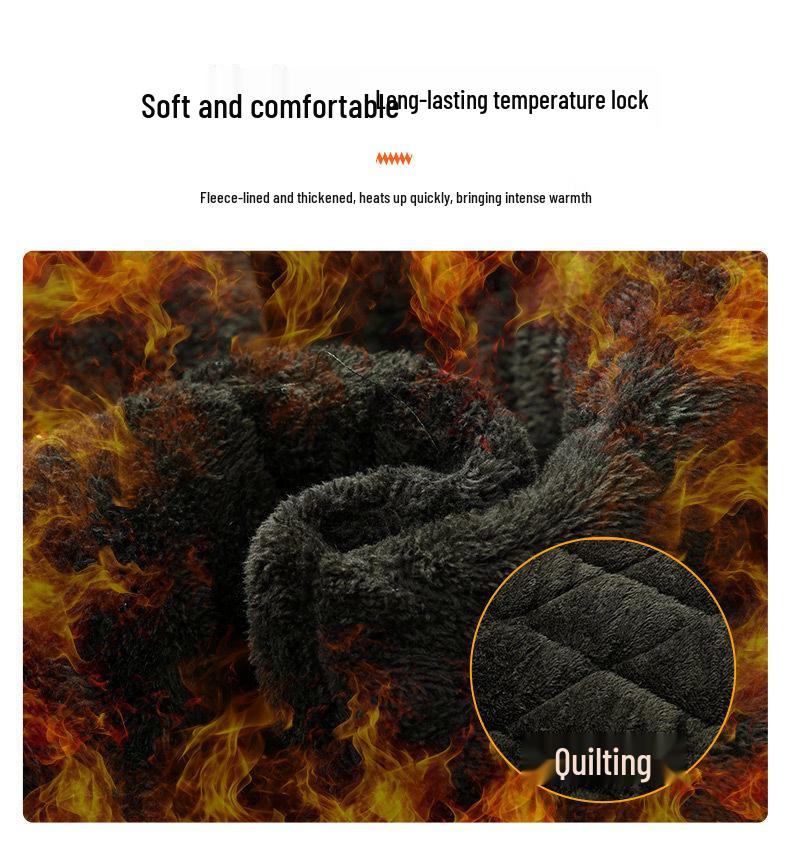 Windproof Camouflage Fleece-Lined Military Overcoat: Cold-Resistant, Waterproof, Mid-Length, Cotton-Padded Jacket for Cold Storage Labor Protection