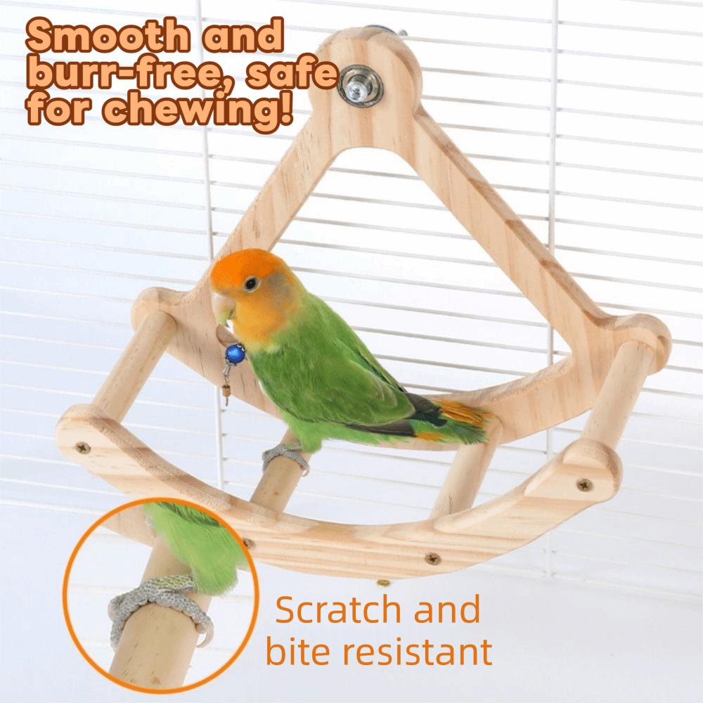 Bite Resistant Rocking Bird Hammock Durable Rocking Perch Stand Parrot Swing Pet Parrot