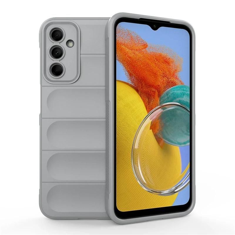 Для Samsung Galaxy M23 M54 M34 M14 M52 M33 5G Задняя крышка Чехол для телефона Жидкий силикон Противоударный Чехлы Coque
