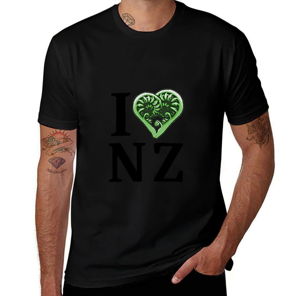 I Heart Nz I Love New Zealand Kiwiana Tshirt Unisex T Shirts Cotton Unisex T Shirt Cotton High Quality Tshirt
