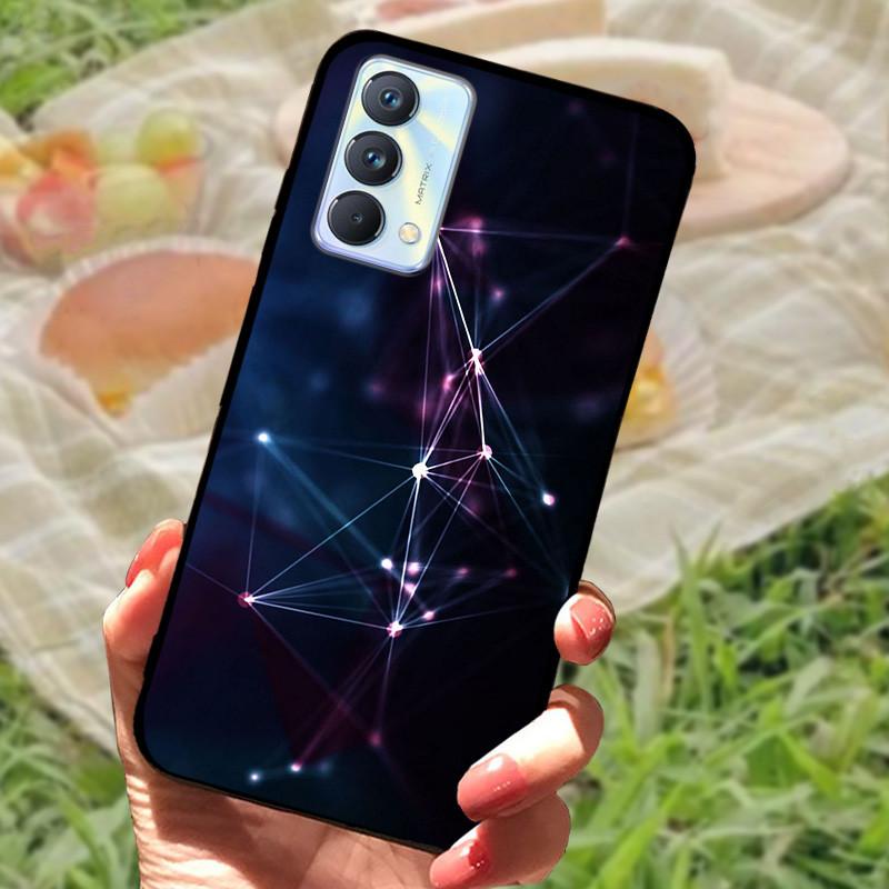 Чехол для Realme GT Master Edition Мраморный painted Cover Мягкий силиконовый ударопрочный чехол для телефона Для Realme GT Master Coque Бампер