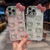 3D Роскошный чехол для телефона KT Cat с браслетом для Apple 17/16 ProMax - Точные вырезы IMD Защита