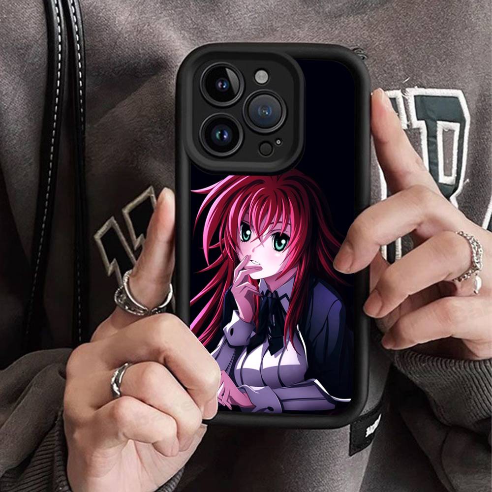 Чехол для телефона R-Rias Gremory High для iPhone 17 16 E 15 14 13 12 11 Pro Max Plus Задняя крышка
