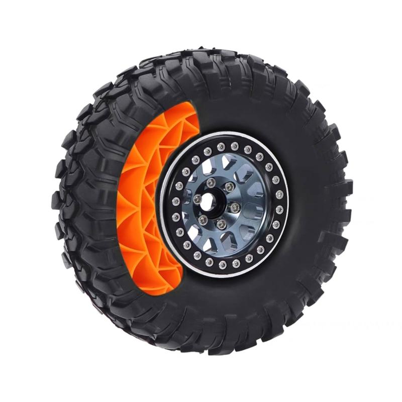 4PCS Wheel Tyre Inserts Crawler Car Tire Liners Front and Rear Tire Soft Filler for Remote Control Crawler Car